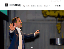 Tablet Screenshot of christopherdessi.com